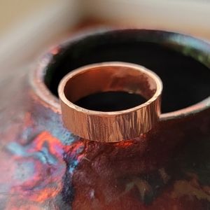 Hammered Copper Band